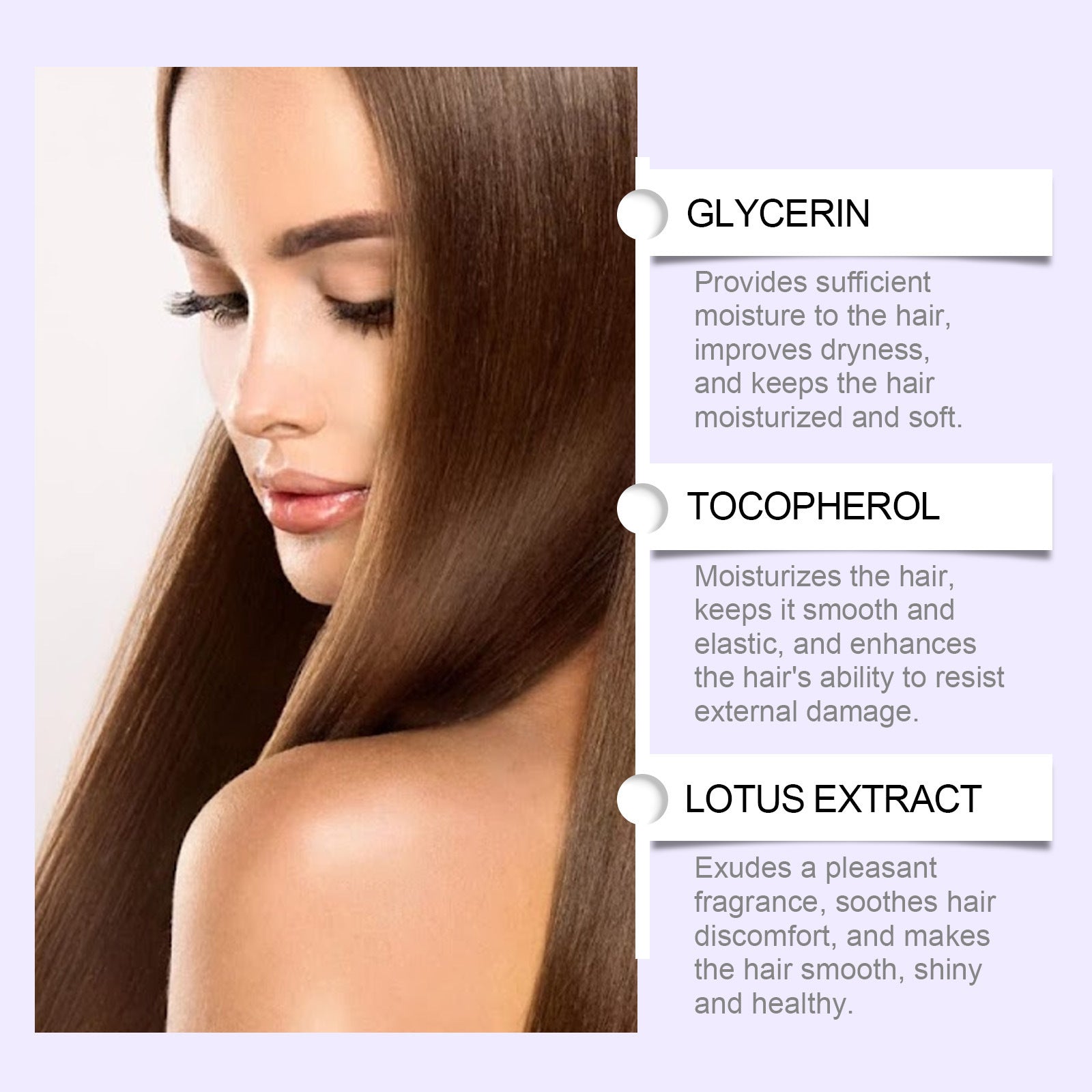 Hoegoa capsules d'huile essentielle de soin capillaire – soin quotidien doux hydratant pour cheveux secs et abîmés, apporte brillance et améliore la qualité des cheveux.