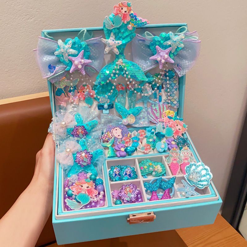 Children's Hair Accessory Set Cartoon Hair Clips Hair Ties Exquisite Hairpins