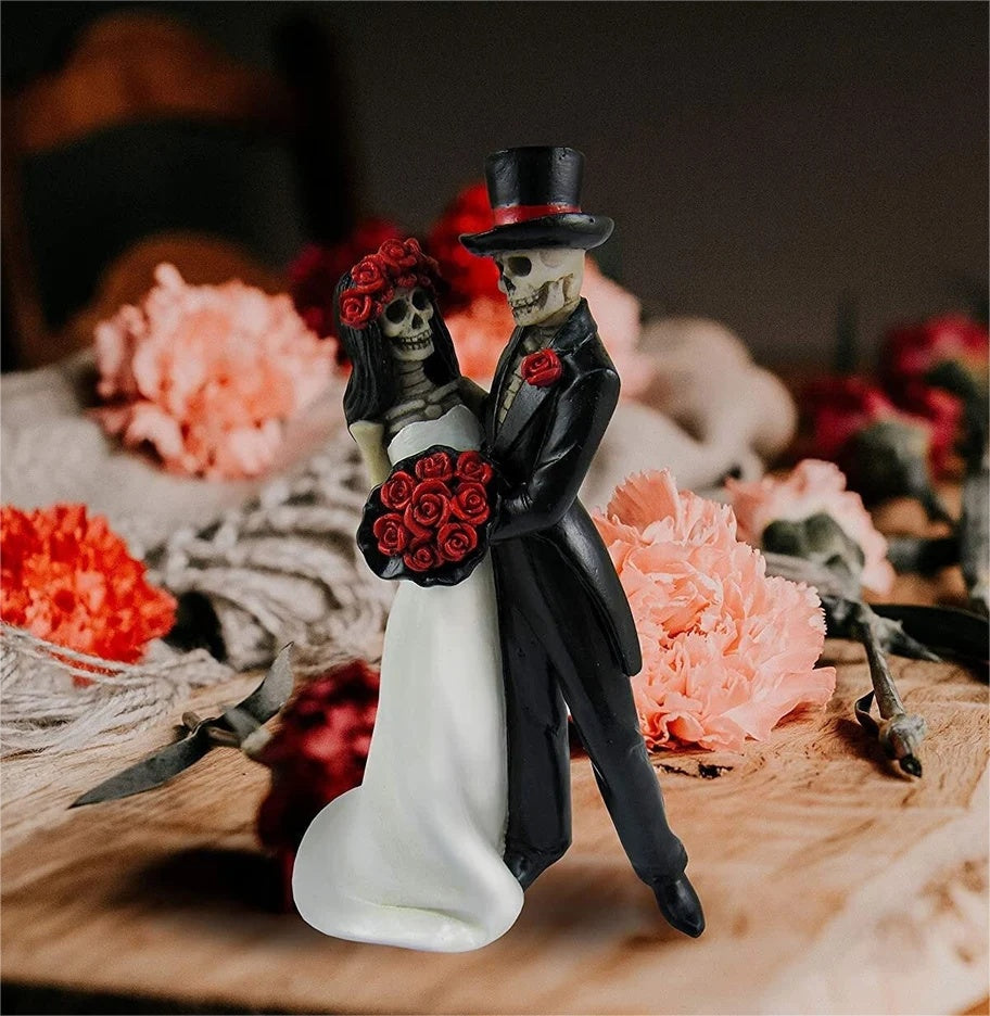 Anniversary Wedding Statue Valentine's Day Ghost Couple Pair Resin Elf Ornament
