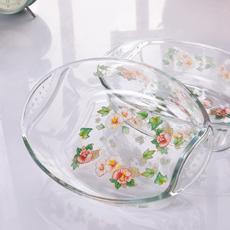 Household High Borosilicate Baking Tray Glass Steaming And Grilled Fish