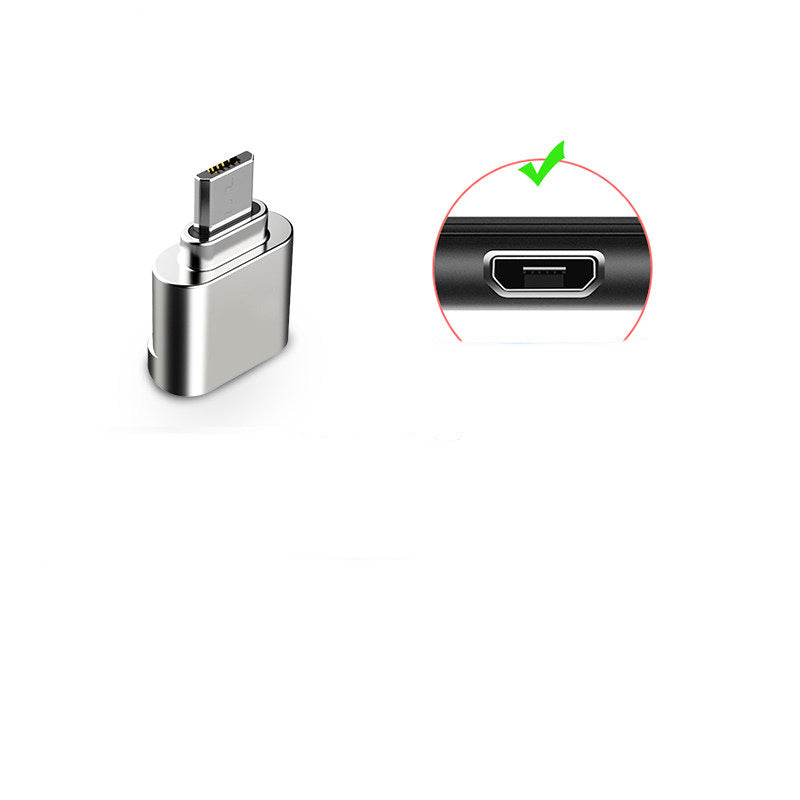 Trapezoidal Mouth Metal OTG Card Reader