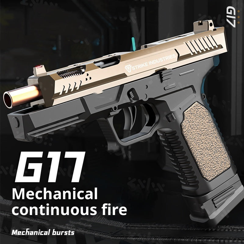 Mechanical Continuous Hair SIG17 Throw Shell Soft Bullet Gun Boy Model