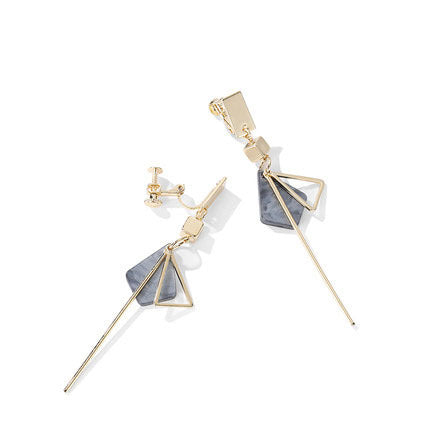 Long style stylish earrings web celebrity earrings with silver needle earrings