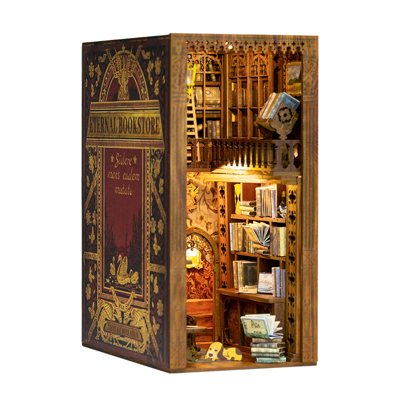Handmade DIY Bookstand Assembled Miniature Model Ideas