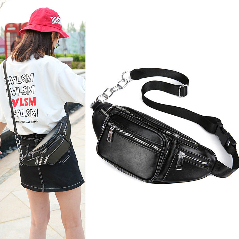 Soft PU Fashionable Women's Waist Bag