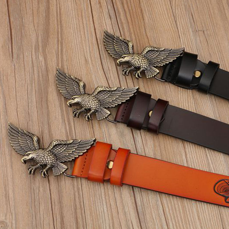 New Men's Top Leather Belt
