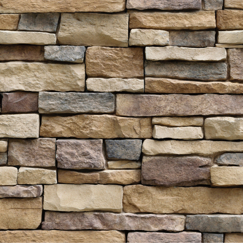Waterproof stone balcony wallpaper