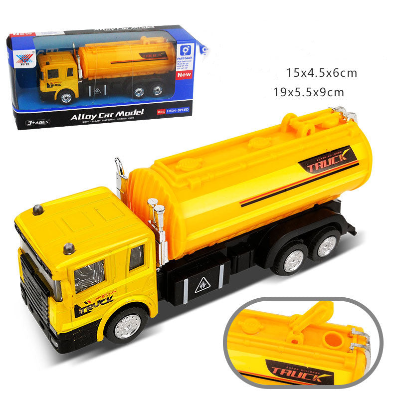 Children's construction vehicle toy set, ladder car