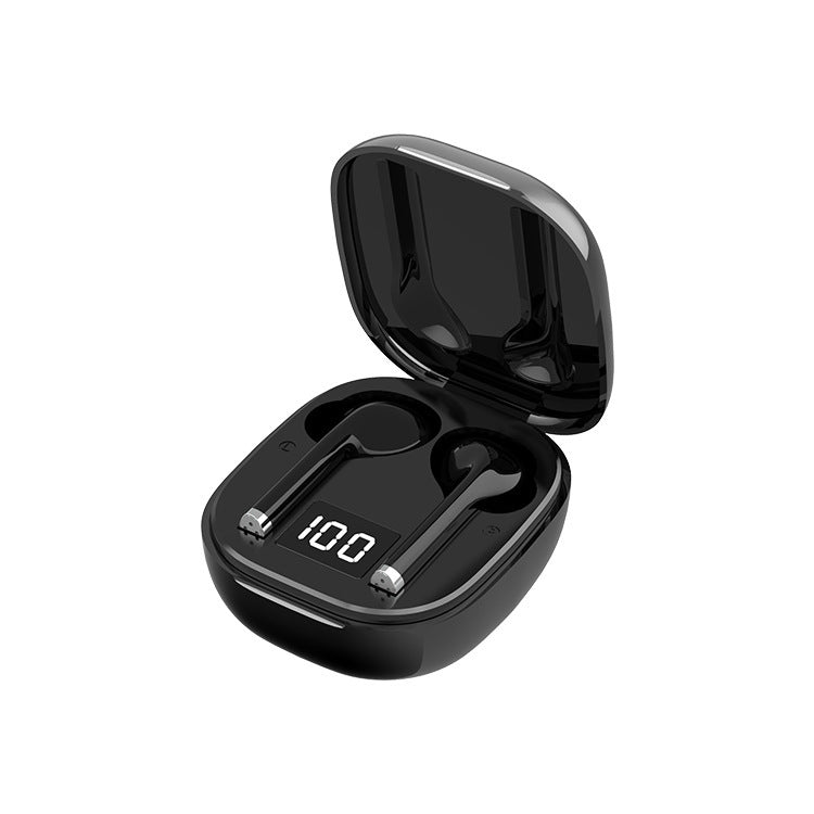 wireless 5.0 touch private mode LED digital display headset