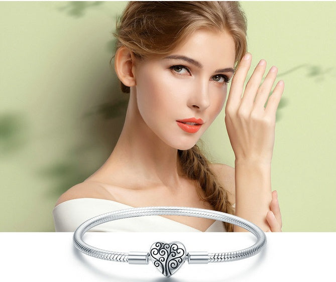 S925 sterling silver ladies bracelet