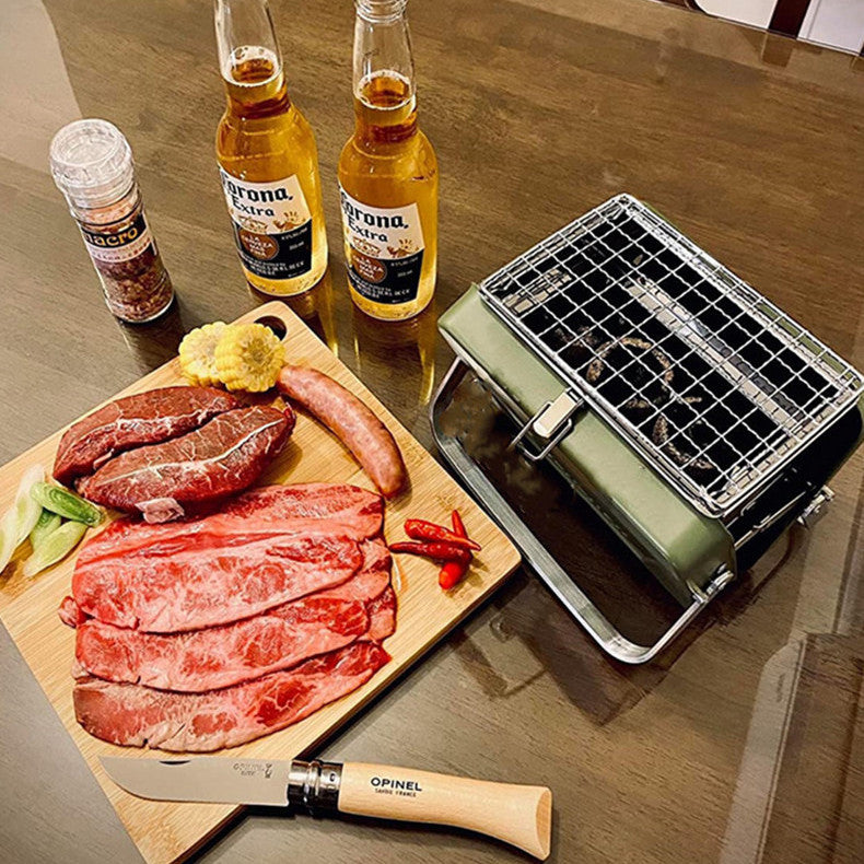 Barbecue pliant portable d'extérieur pour la maison