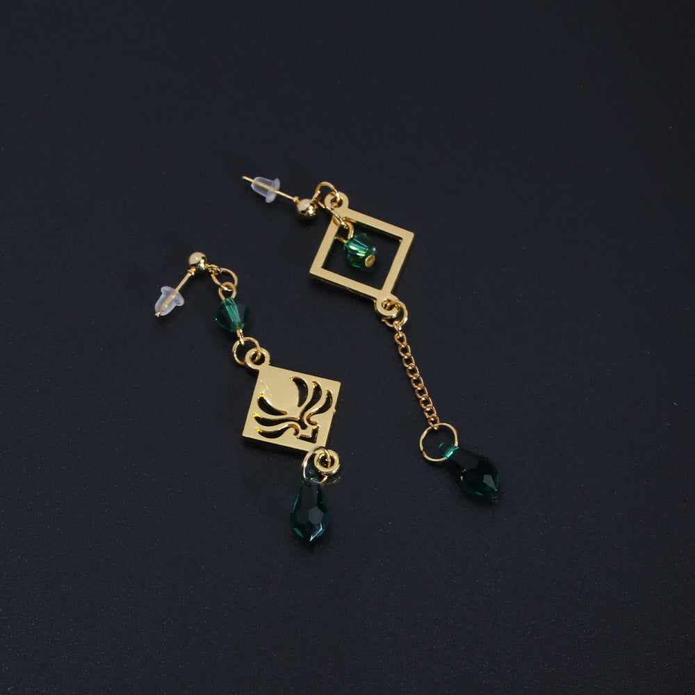 Fashion Plated Metal Earrings Are Unisex