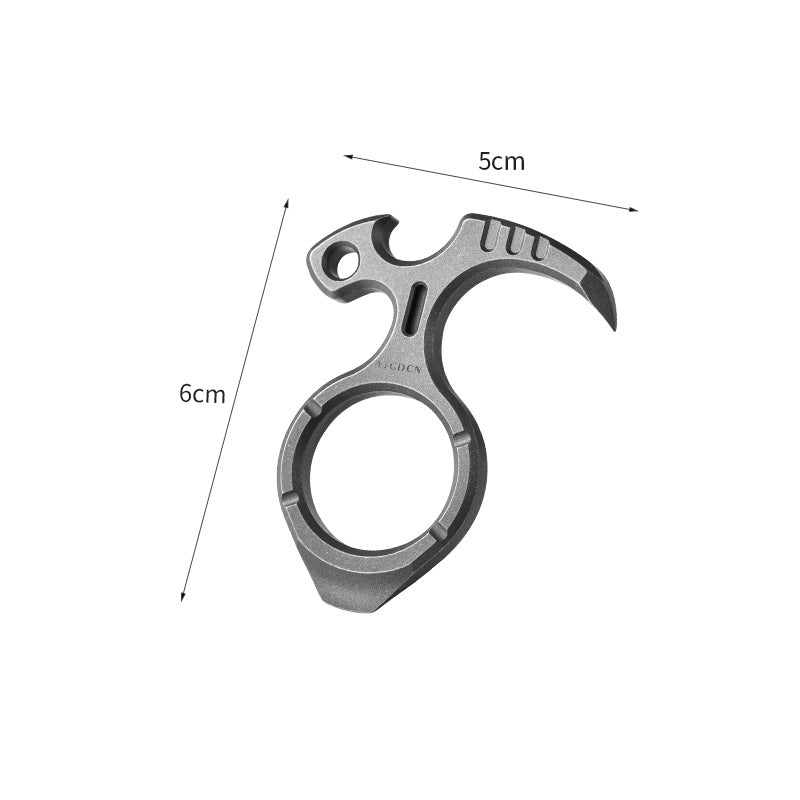Titanium Alloy Keychain Multifunctional Nail Puller