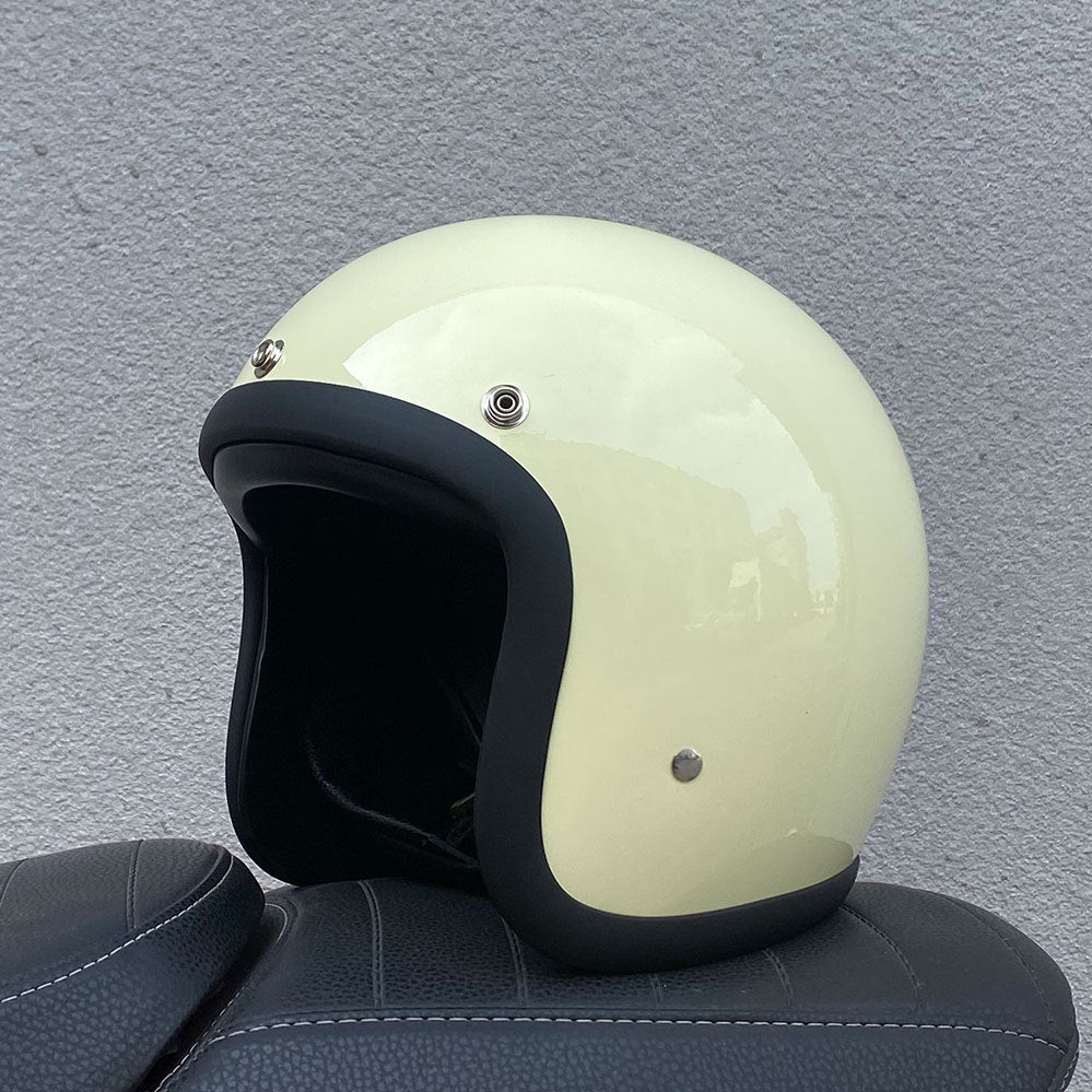 Helmet Men's And Women's Retro FRP Motorcycle