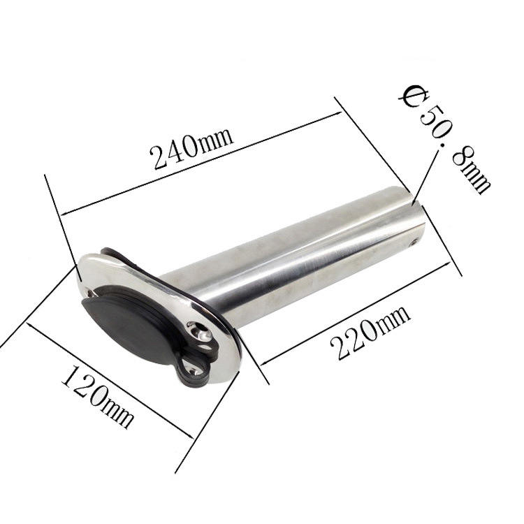 Stainless Steel Fishing Rod Holder Fishing Boat Fishing Rod Holder Yacht Accessories