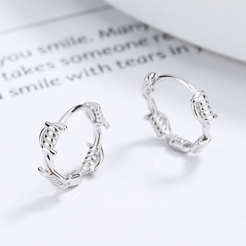 Sterling Silver Fashion Niche Design Earrings