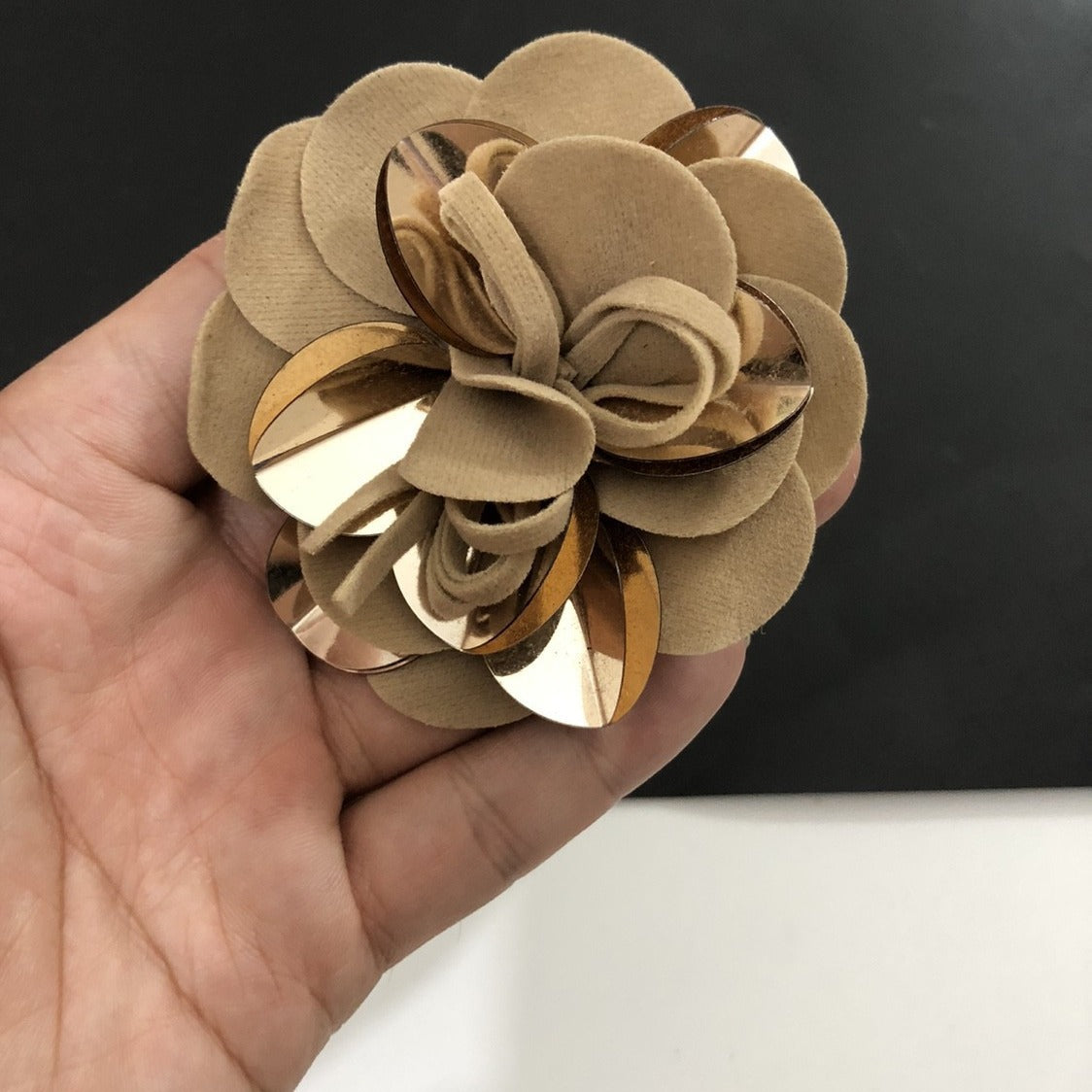 Fine Flannel Flowers Corsage Wrapped Flower Hair Clip Flower Handbag Pendant Brooch