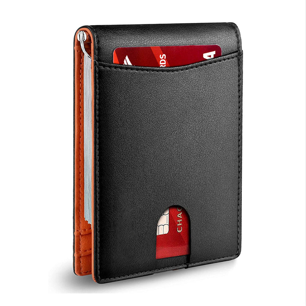 Genuine Leather Multi Card Antitheft Wallet