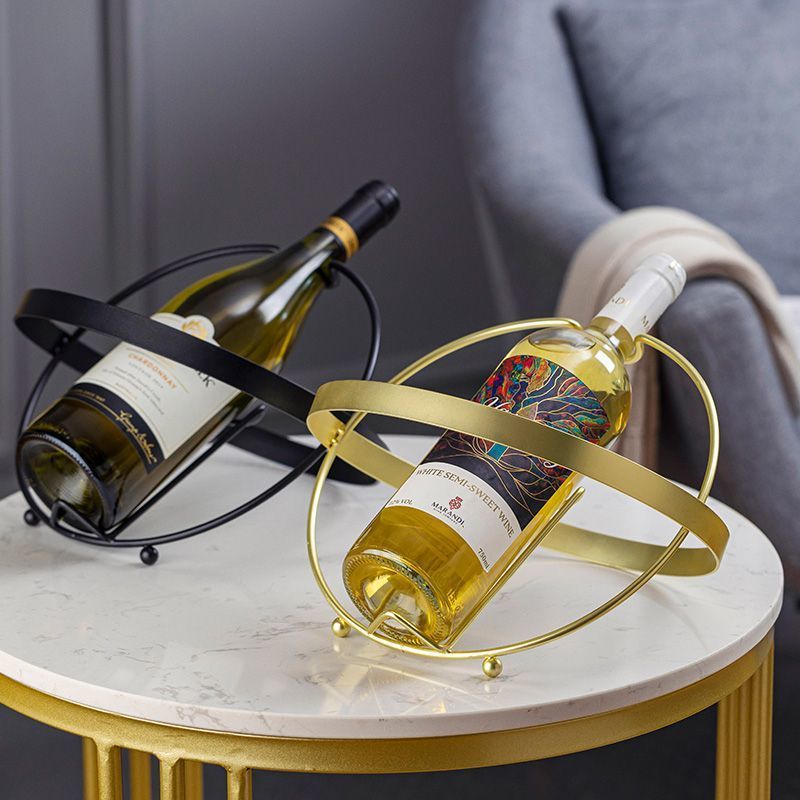 European-style Wine Rack Decoration Wrought Iron Shelf Decorations