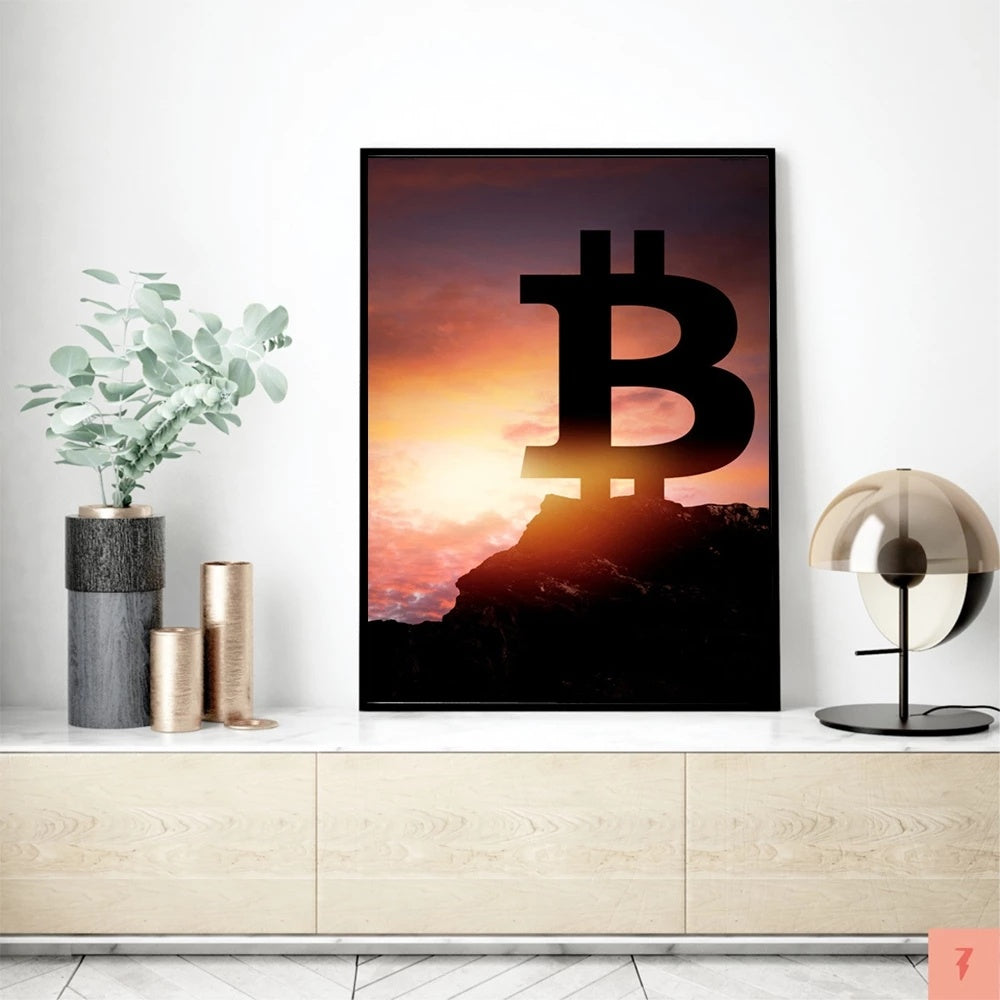 Painting With Coin Newspaper And Wall Art  On Abstract Canvas