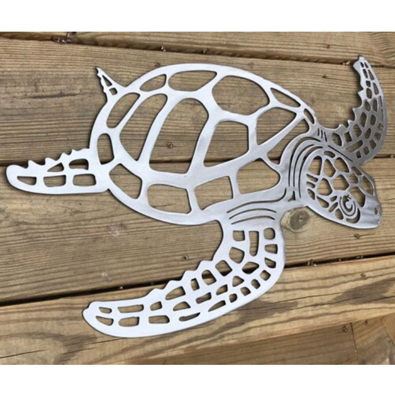 Décorations de salon en fer forgé en forme de tortue pour l'intérieur