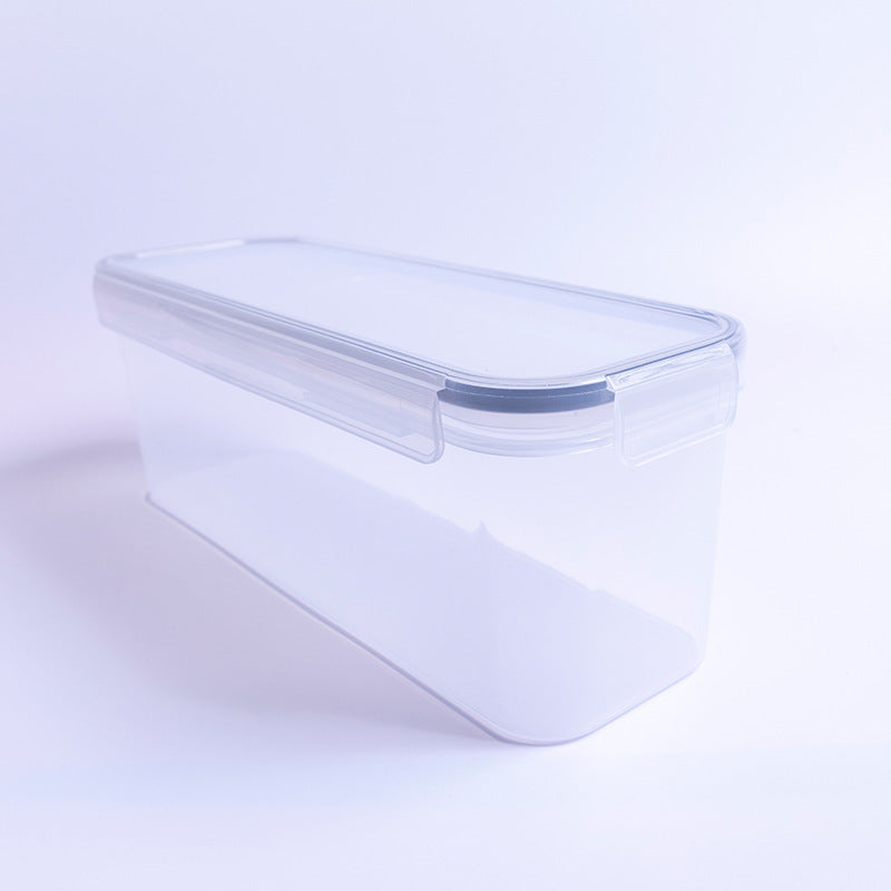 Refrigerator Plastic Noodle Storage Box With Cover Transparent Extension With Cover