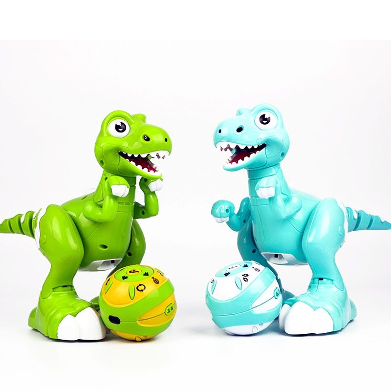 Dinosaure RC Intelligent Électronique Pulvérisation Musique Danse 2 Couleurs Télécommande Dragon Robots Animaux Jouets Enfant Cadeau