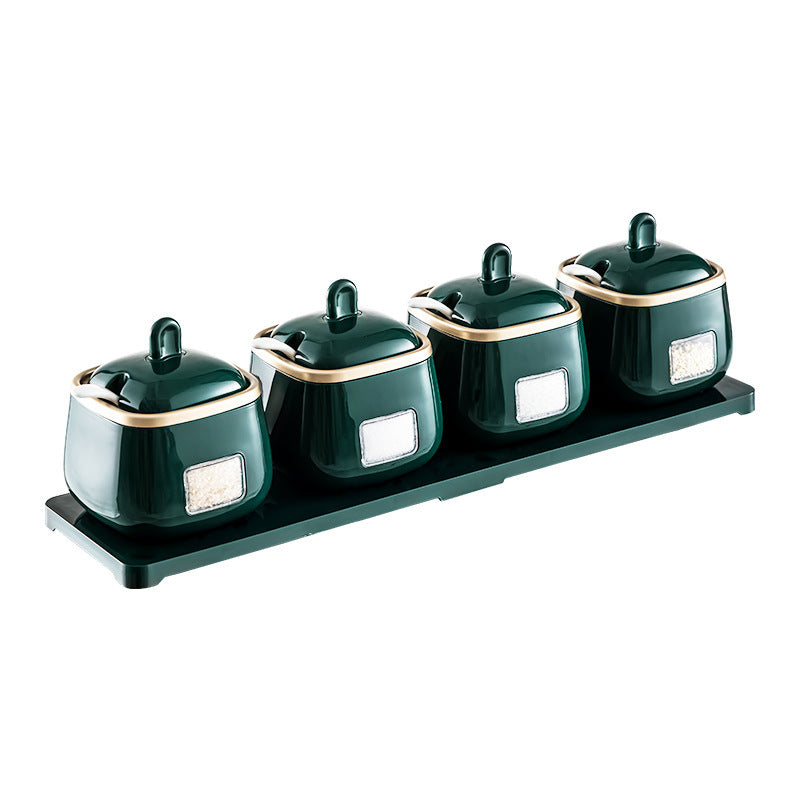 Nordic Light Luxury Plastic Seasoning Box Suit