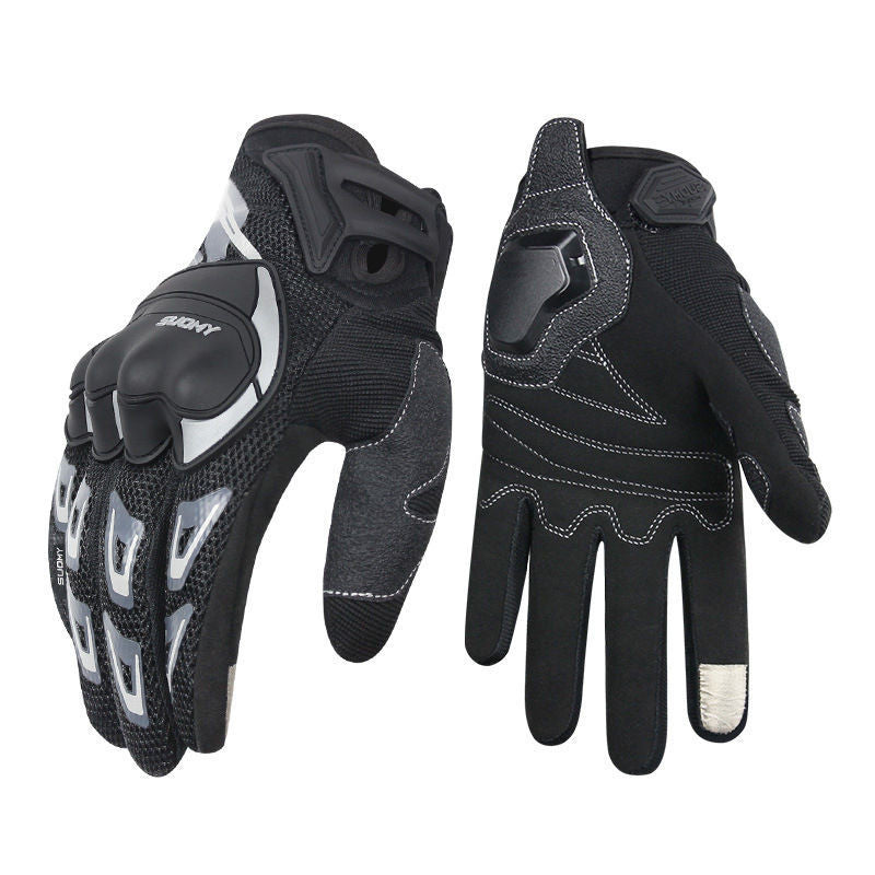 Men's long cycling gloves