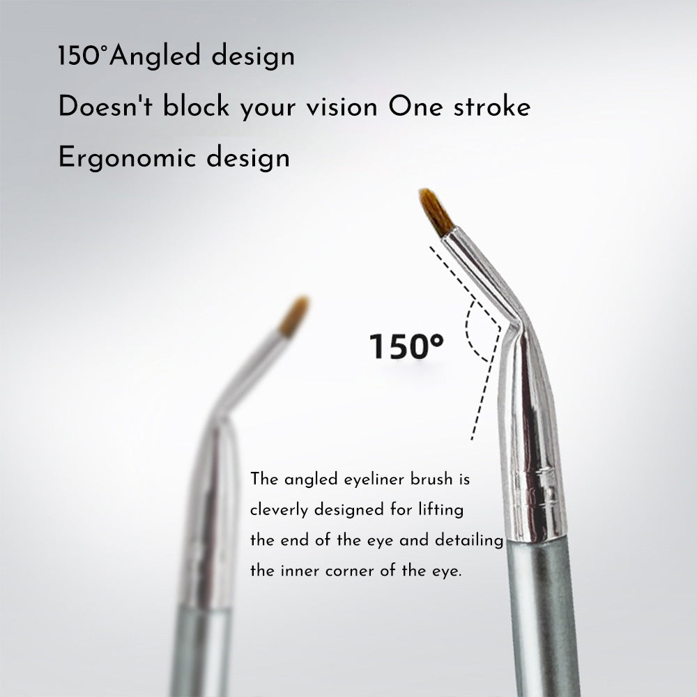 Bend Head Eyeliner Brush Eye Detail Makeup Brush Under Eyes Tear Trough For Women Fine Liner Concealer Brush