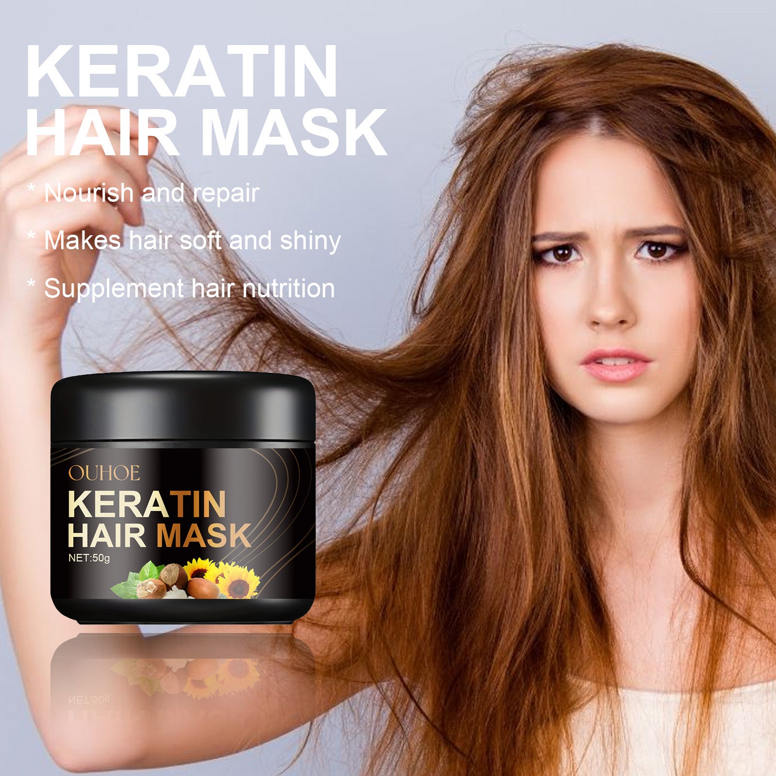 Masque capillaire réparateur profond et nourrissant