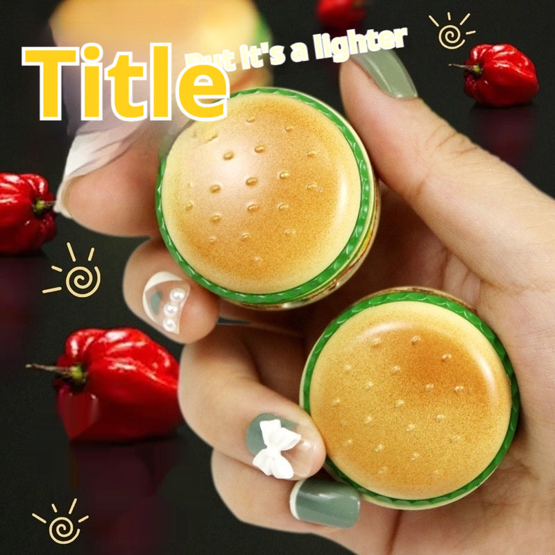 Creative Cute Small Hamburger Lighter