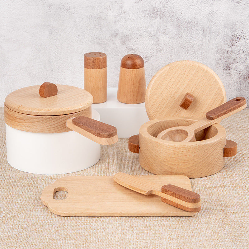Children's play house educational wooden kitchen toy
