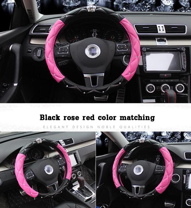 Car Steering Wheel Cover DAD Crown Diamond