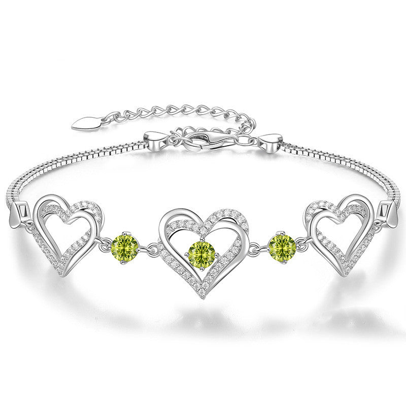 Twelve Birthday Crystal Bracelet Fashion Personality Hand Jewelry