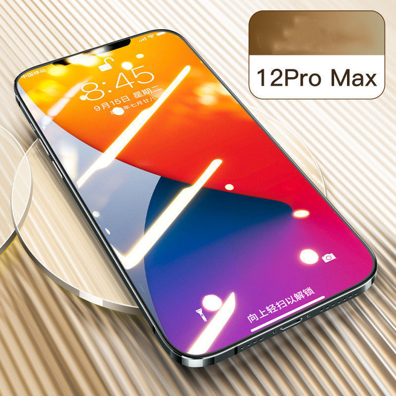 Compatible with Apple, Compatible with Apple , IPhone12 tempered film mobile phone Pro full screen coverage