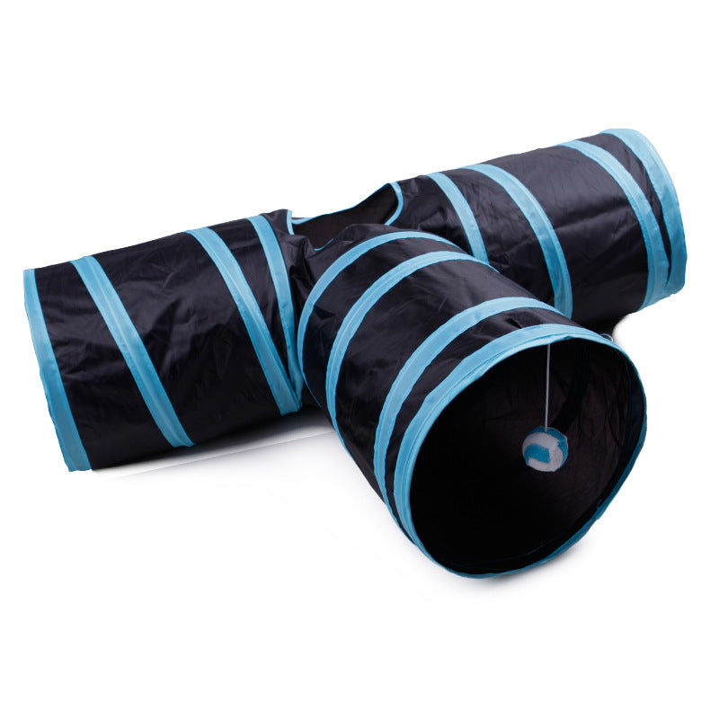 Tunnel pour animaux de compagnie pliable, tente pour chat et chien multi-voies, intérieur, 2 3 4 5 voies