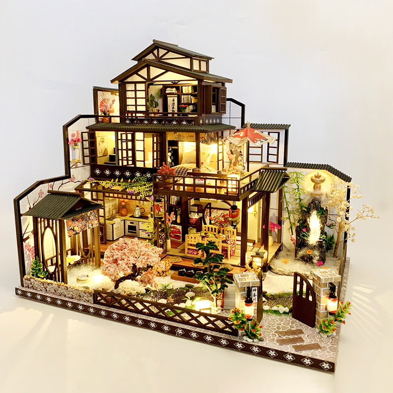 Creative Retro Hand-assembled Building Model Toy