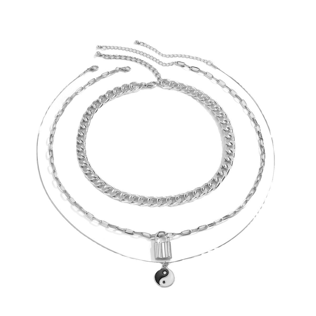 Street Hip Hop Geometric Vintage Necklace