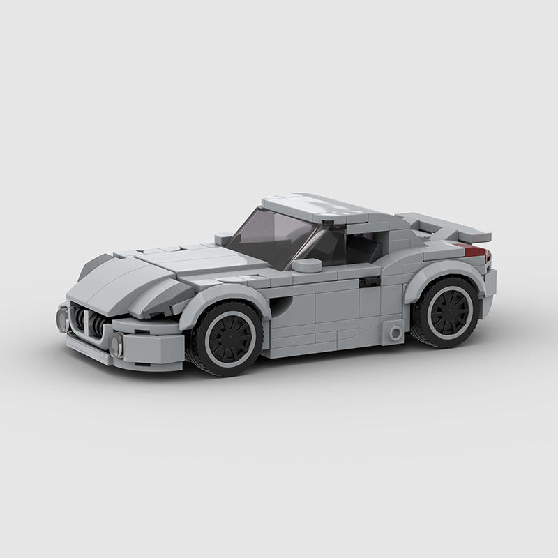 Small Particle Moc City Vehicle Racing Model Puzzle Building Blocks Toy