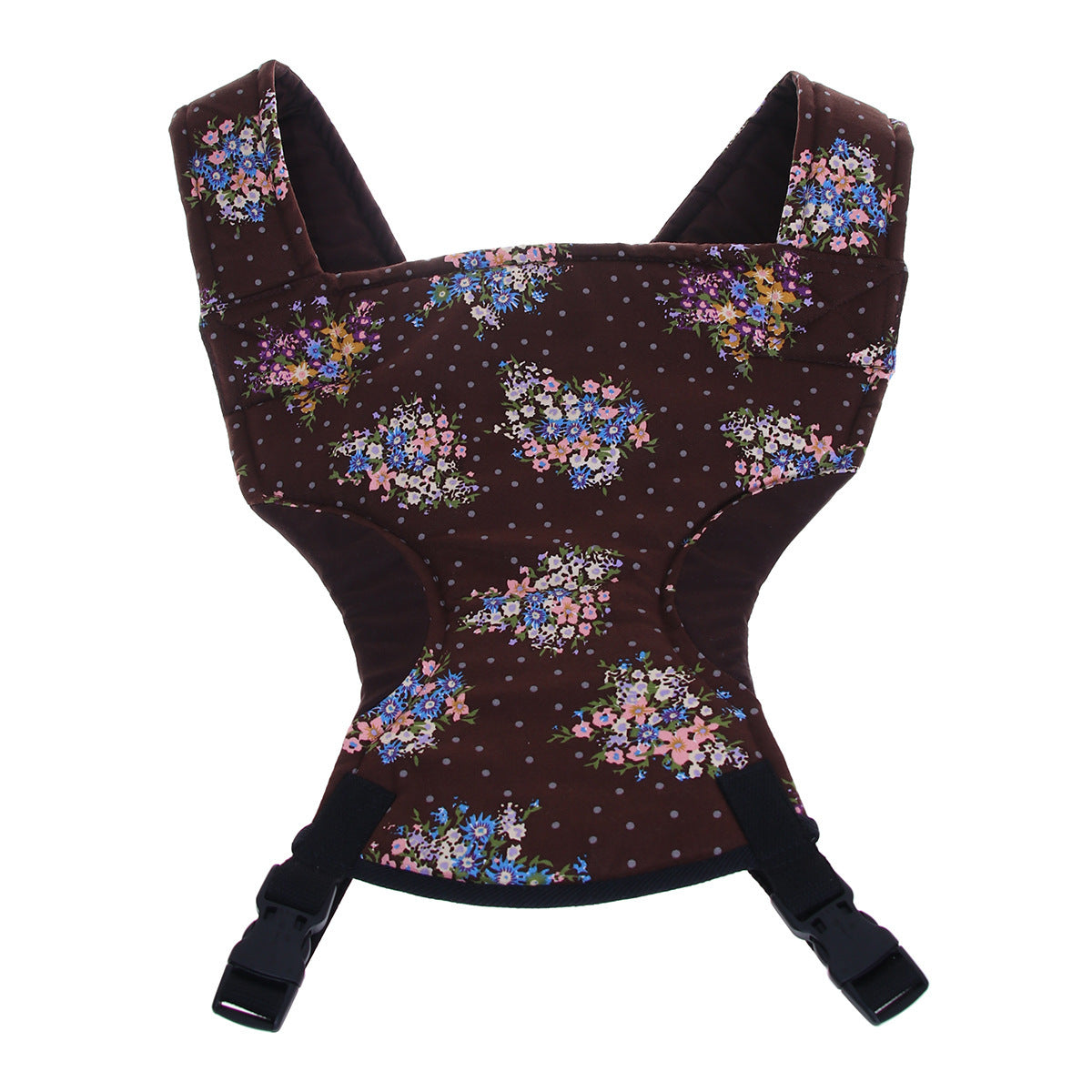 Happy walk simple baby's shoulder strap portable multifunctional double shoulder print baby waist stool sit back towel