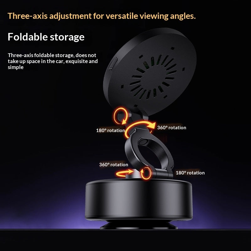 Foldable Car Phone Holder With 15W Wireless Charger