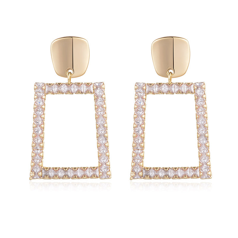 Fashion Metal Irregular Pop Earrings