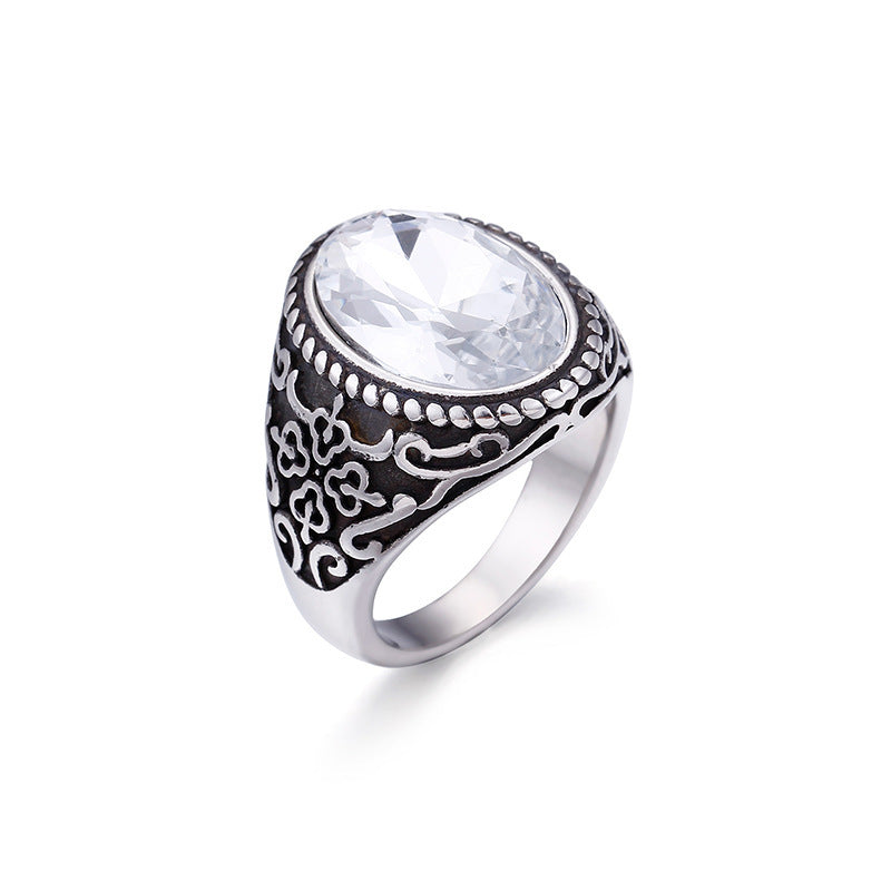Men's Titanium Hipster Ring