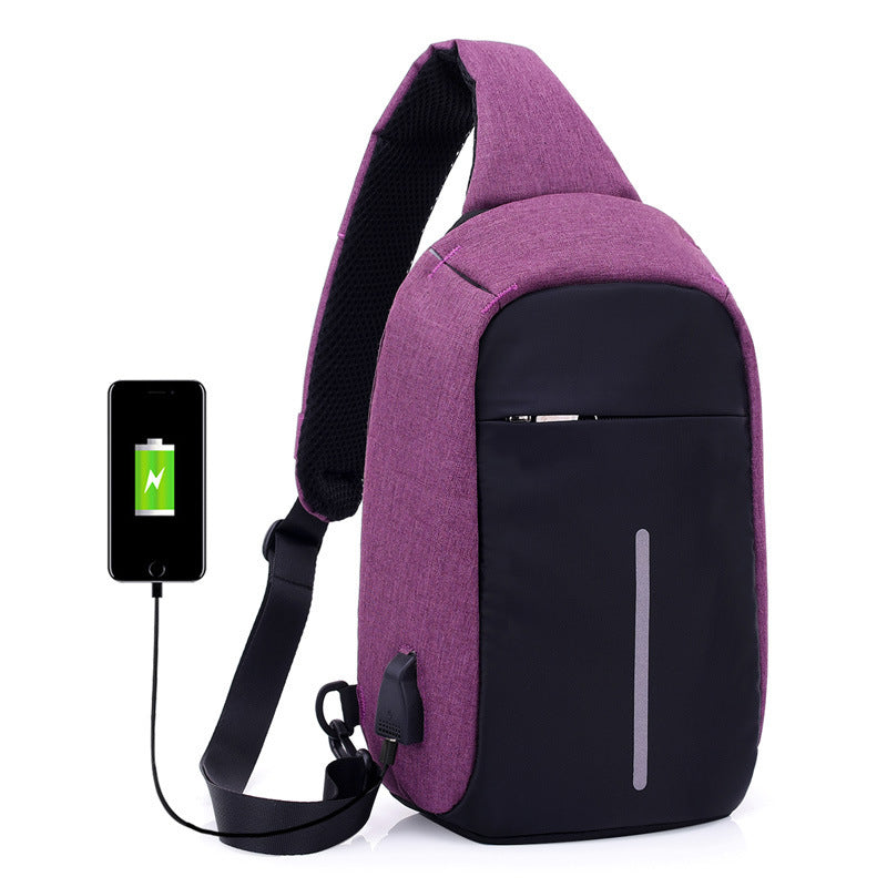 Men's anti-theft chest bag