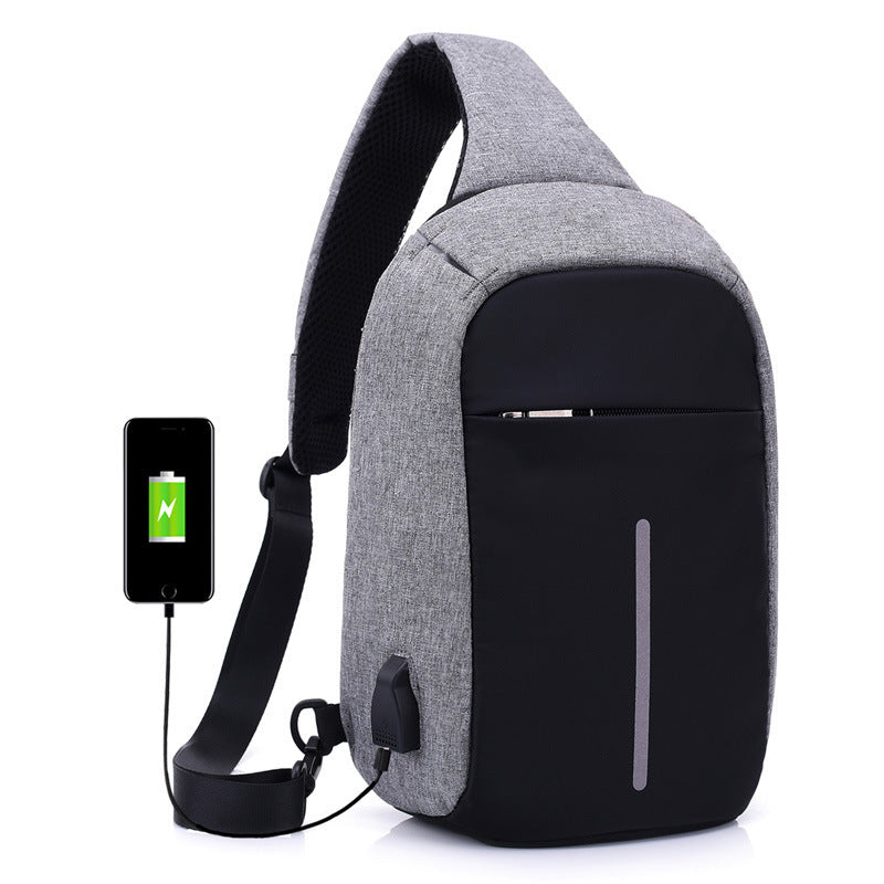 Men's anti-theft chest bag