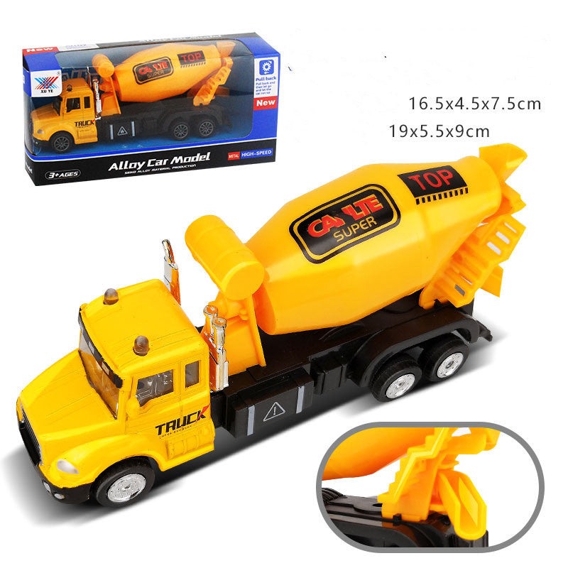 Children's construction vehicle toy set, ladder car