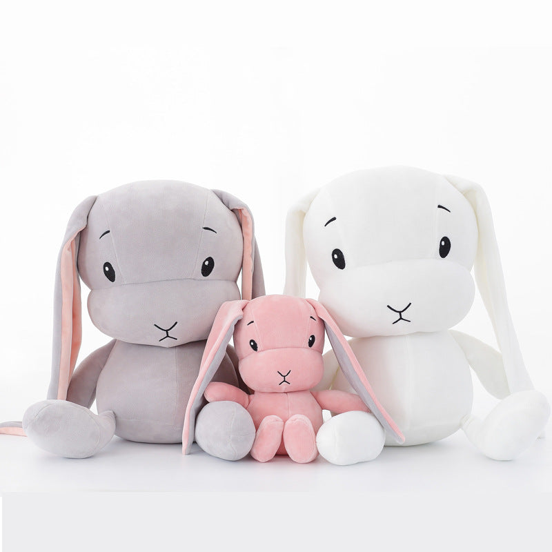 Ins NEW Adorable plush toys LUCKY cute bunny rabbit doll baby sleeping toy gift