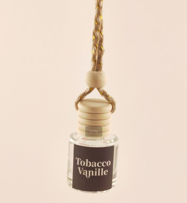 Auto Perfume Glass Bottle Car Aromatherapy Pendant Wood Aromatherapy
