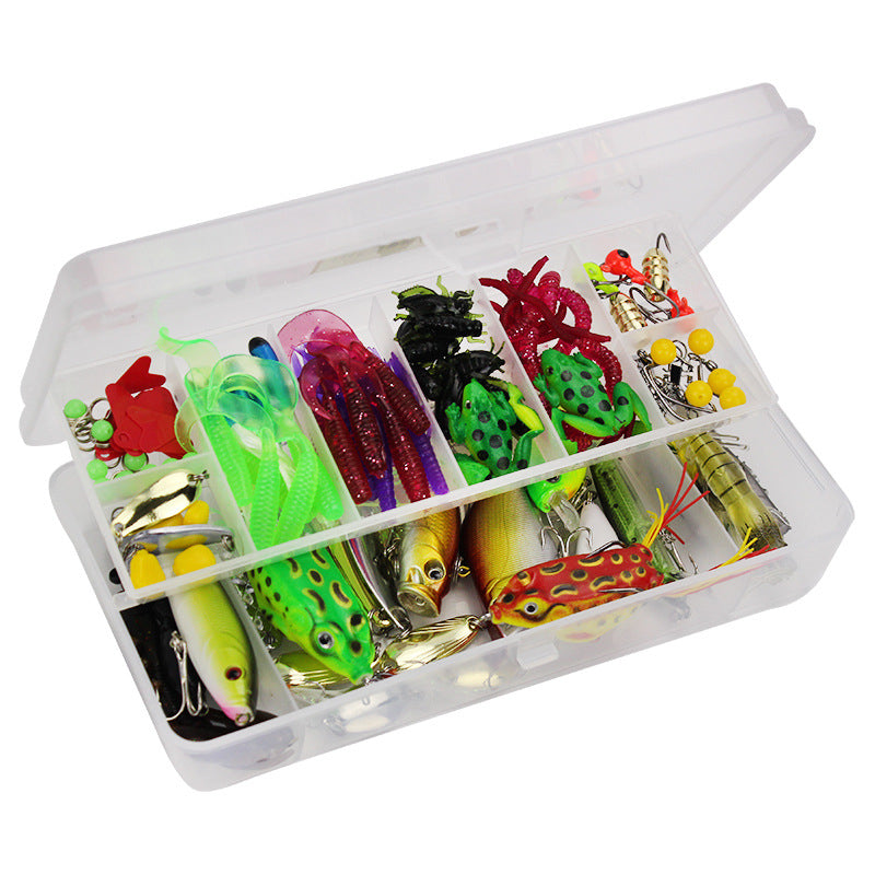 141 Pieces Of Lure Set With Multiple Swimming Layers Fishing Bait Set